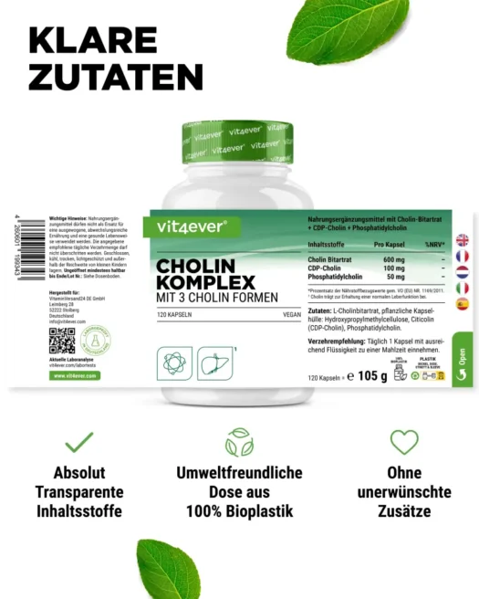 Vit4ever <br>Complesso di colina - 120 capsule - immagine 2