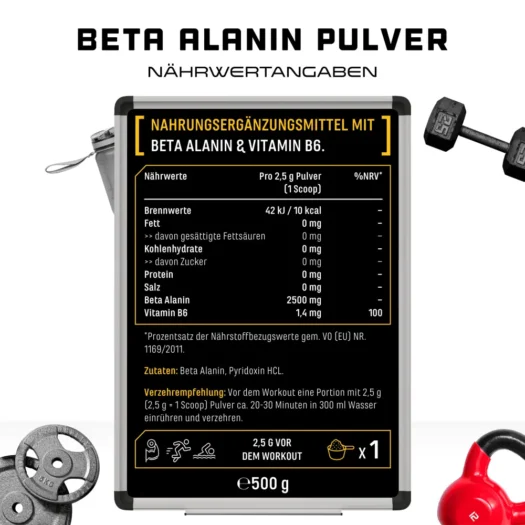 GEN <br>Beta Alanine - 500 g - Image 3