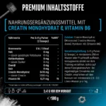 GEN Creatin Monohydrat Pulver – Dose – 500 g