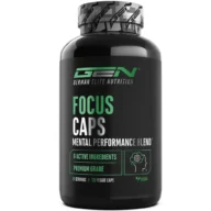 GEN Focus Caps Mental Performance Blend – 120 cápsulas – frontal