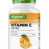 Vit4ever Vitamine C 1000 mg – 365 comprimés – face avant