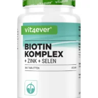 Vit4ever Biotine + Sélénium + Zinc – 365 Comprimés – face avant