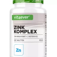 Vit4ever Complexo de zinco 25 mg – 400 comprimidos – frente