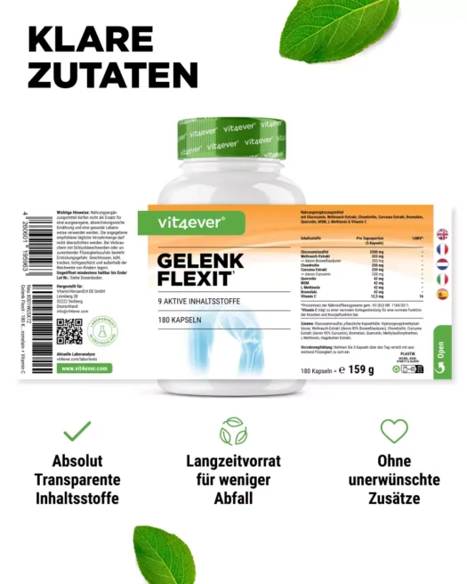 Vit4ever <br>Joint Flexit - 180 capsules - Image 3