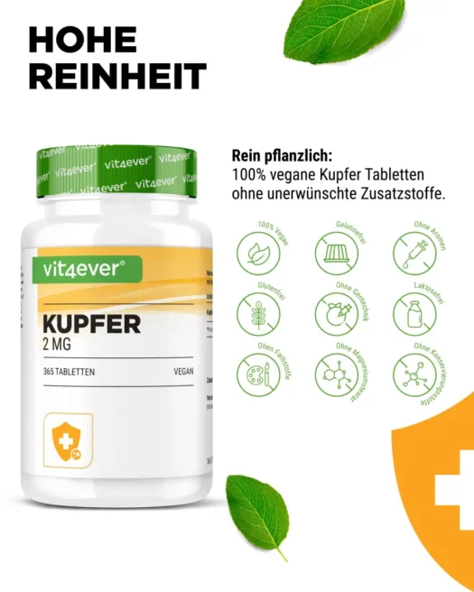 Vit4ever <br>Copper - 365 tablets - Image 4