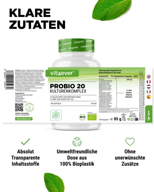 Vit4ever <br>Bio Probio 20 Complex - 180 capsules - Image 2