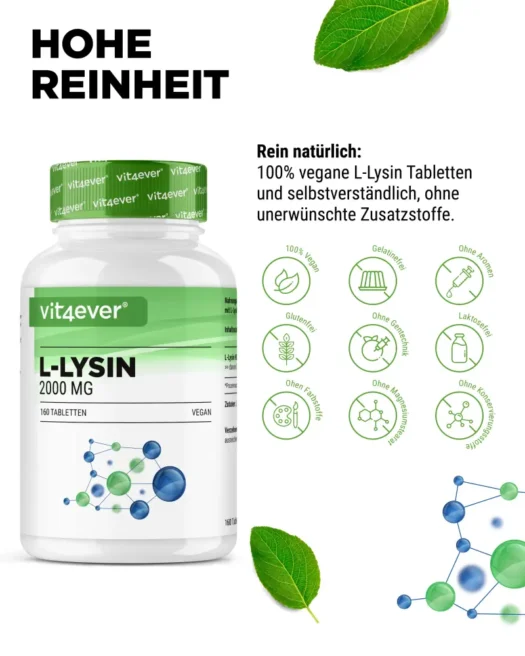 Vit4ever <br>L-lizyna – 160 tabletek - obrazek 4