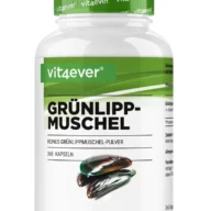 Vit4ever Moule à lèvres vertes – 365 gélules – face avant
