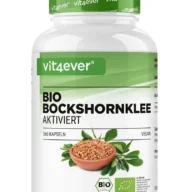 Vit4ever Fenugrec bio, activé – 365 gélules – face avant