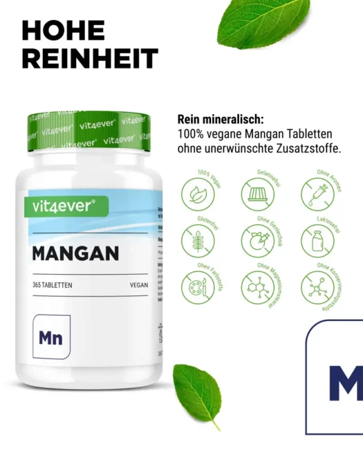 Vit4ever <br>Manganese - 365 tablets - Image 4