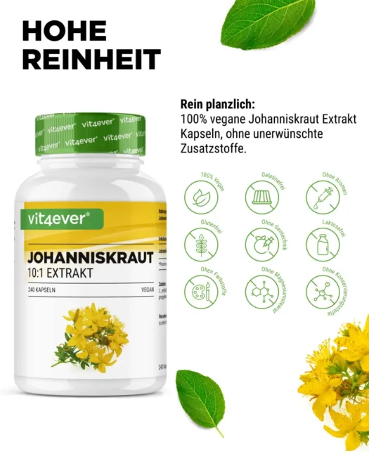 Vit4ever <br>St John's Wort Extract - 240 capsules - Image 4