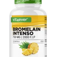 Vit4ever Bromélaïne Intenso 2000 F.I.P – 120 gélules – face avant