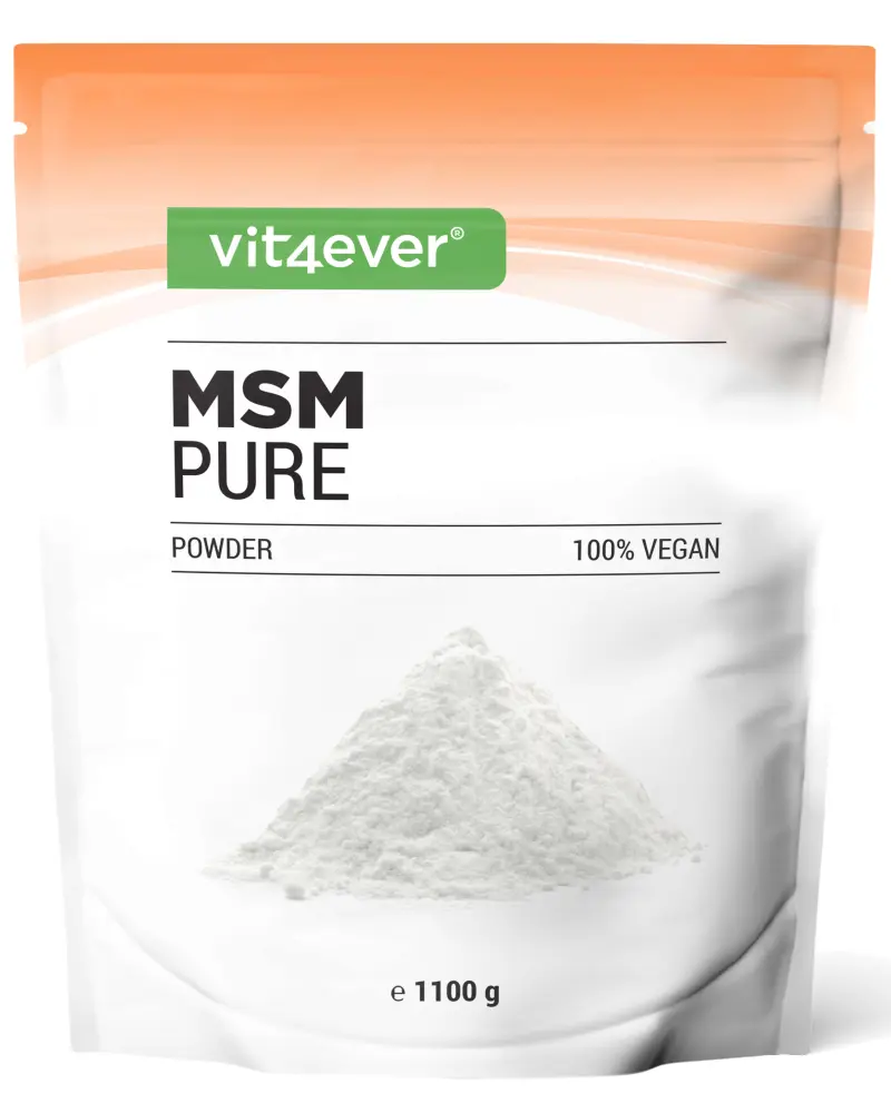 Vit4ever MSM (methylsulfonylmethane) – 1000 g – front