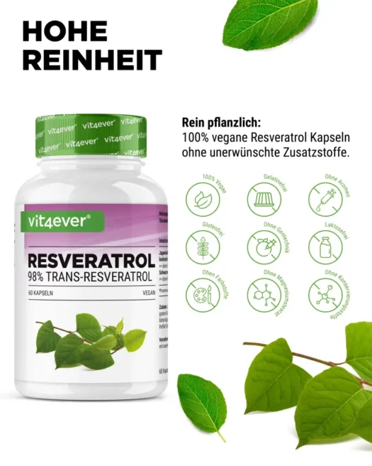 Vit4ever <br>Resveratrol - 60 capsules - Image 4