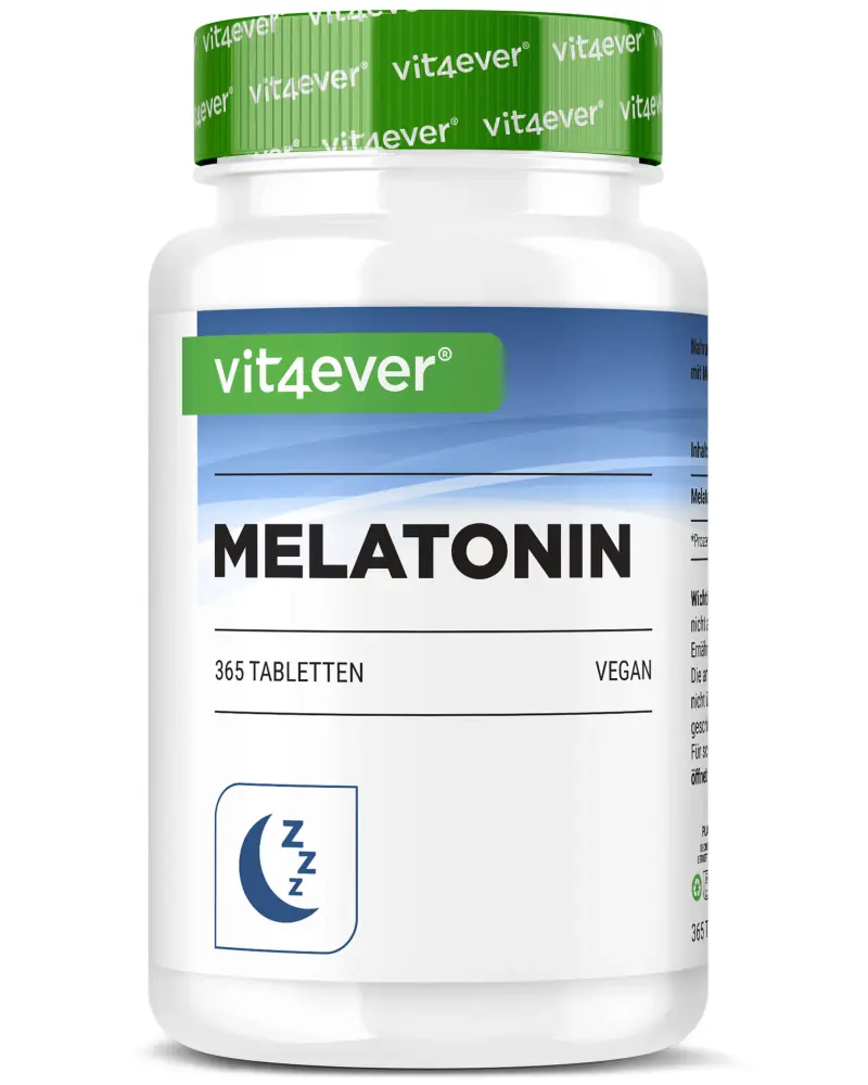 Vit4ever Melatonin – 365 tablets – front