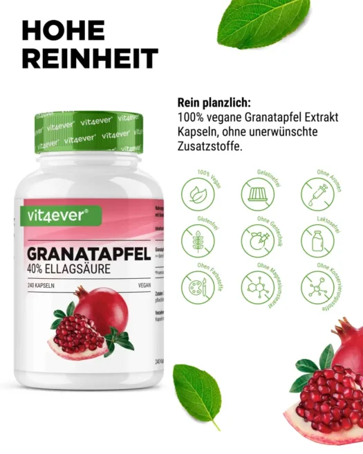 Vit4ever <br>Pomegranate extract - 240 capsules - Image 4