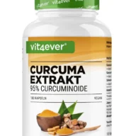Vit4ever Extrait de curcuma Intenso – 180 gélules – face avant
