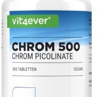 Vit4ever Chromium 500 µg – 365 Tabletten – Vorderseite