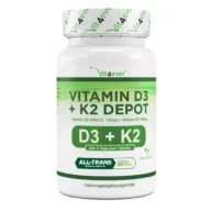 Vit4ever <br>Vitamin D3 5000 I.E. + K2 - 240 Tabletten