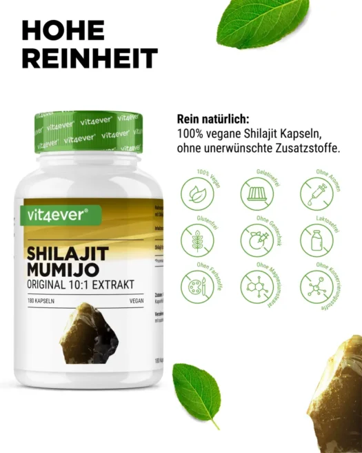 Vit4ever <br>Shilajit Mumijo - 180 capsules - Image 4