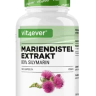 Vit4ever Mariendistel Extrakt – 365 Kapseln (MHD 08/2026) – Vorderseite