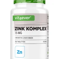 Vit4ever Complexo de zinco 15 mg – 365 comprimidos – frente