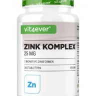 Vit4ever Complexo de zinco 25 mg – 400 comprimidos – frente