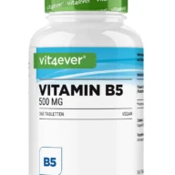 Vit4ever Vitamine B5 – 365 comprimés – face avant