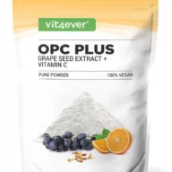 Vit4ever Extrait de pépins de raisin OPC + vitamine C – 300 g – face avant