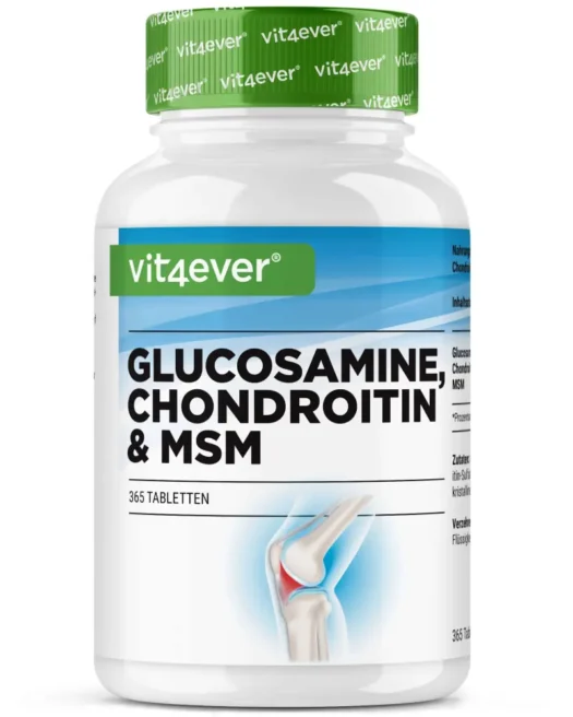 Vit4ever <br>Glucosamine + Chondroitin + MSM - 365 tablets