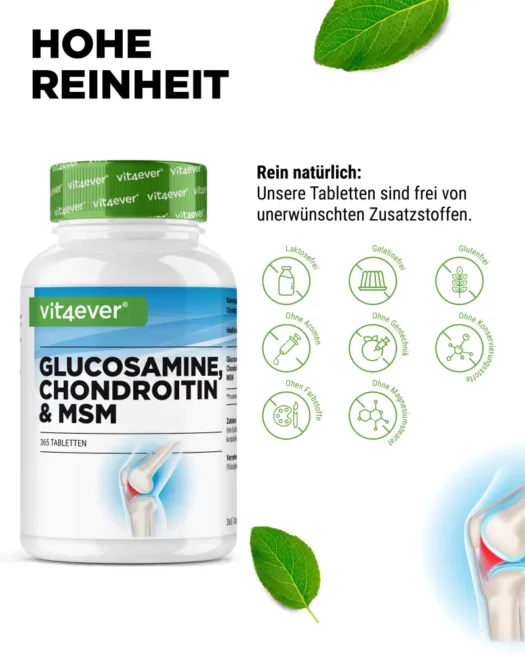 Vit4ever <br>Glucosamine + Chondroitin + MSM - 365 tablets - Image 4