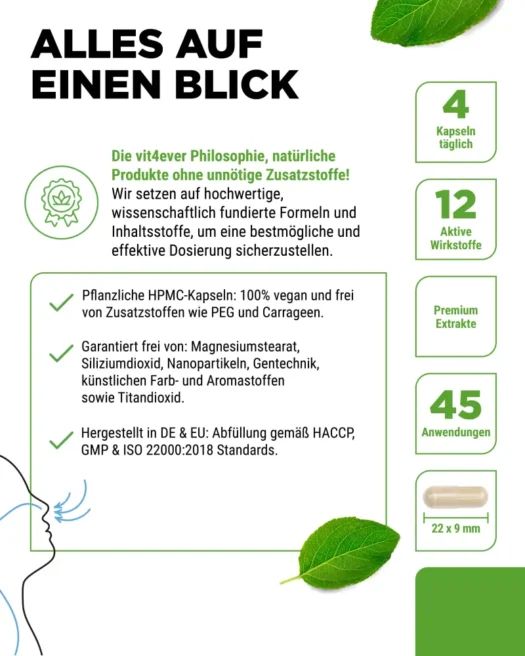 Vit4ever <br>Lungen Komplex - 180 Kapseln – Bild 6