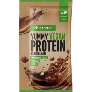 Vit4ever Proteína Vegana Yummy – – Golden Praline, 30 g